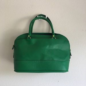 Green handbag